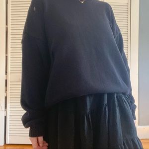 Primark XXL Men’s Sweater Womens Oversized Black Distressed